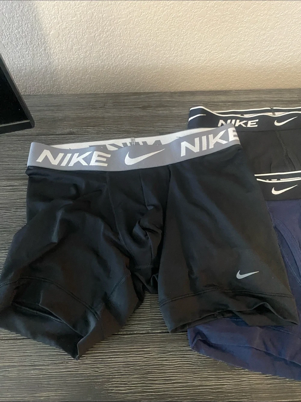 New Men's NIKE Set Of 3 Dri Fit Cotton Blend Trunks Size S